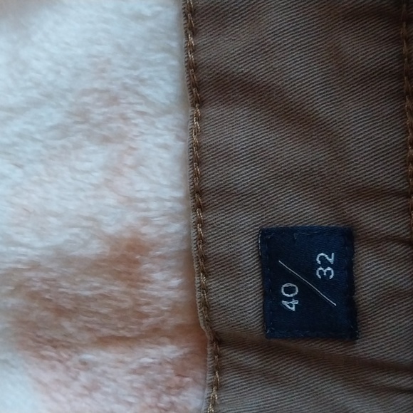 Lucky Brand Jeans Mens 40x32 Brown Type Military Field Pants Fade Distress - Picture 5 of 9